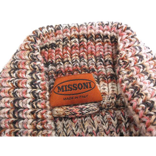 MISSONI ウールコート マルチカラー 38 総柄 秋冬 オシャレ モダン MISSONI ウールコート マルチカラー 38 総柄 秋冬 オシャレ モダン