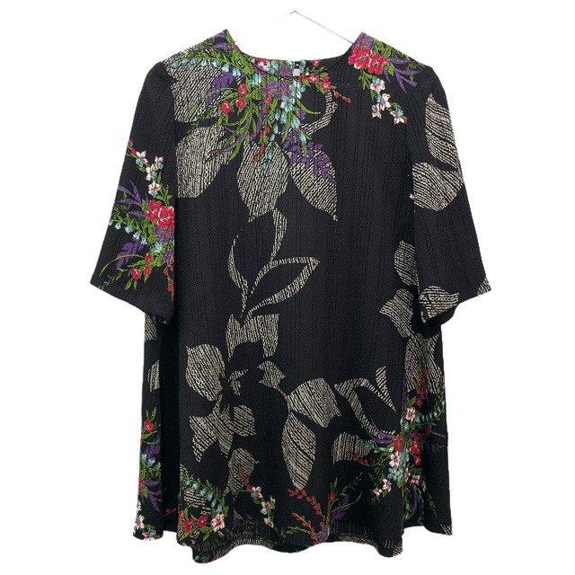 シセンドウ 詩仙堂 HITOSHI TAMURA ちりめん チュニック ブラウス 絽  