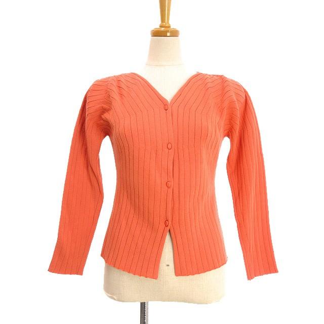 シビラ SYBILLA コラソンコットンリブ カーディガン M オレンジ 2020SS  