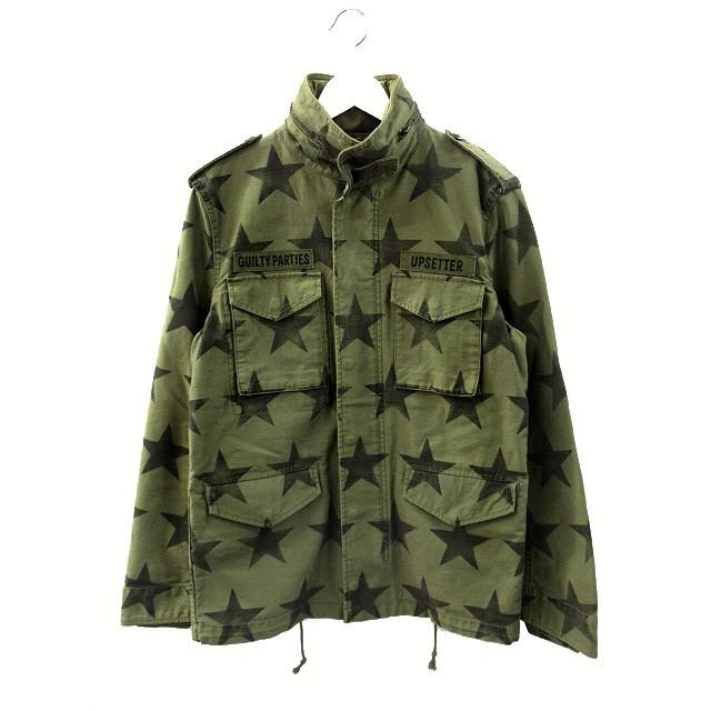 WACKO MARIA ワコマリア M-65 STAR FIELD COAT スター 星柄 WACKO MARIA ワコマリア M-65 STAR FIELD COAT スター 星柄
