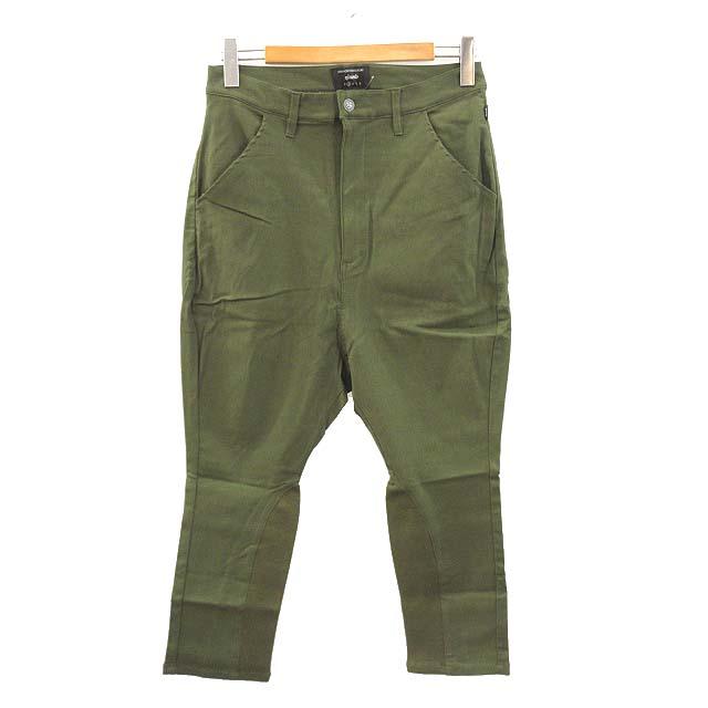 glamb グラム シモンクロップドジョッパーズパンツ カーキ サイズ2 glamb グラム シモンクロップドジョッパーズパンツ カーキ