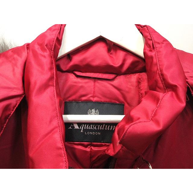 Aquascutum アクアスキュータム ダウンコート ファー付き 10 L