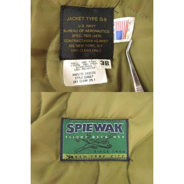 SPIEWAK 90s WEP G-8 ゴンズジャケット スピワック usa製 稀少 SPIEWAK 90s USA製 WEP G-8 ゴンズジャケット ブラック S