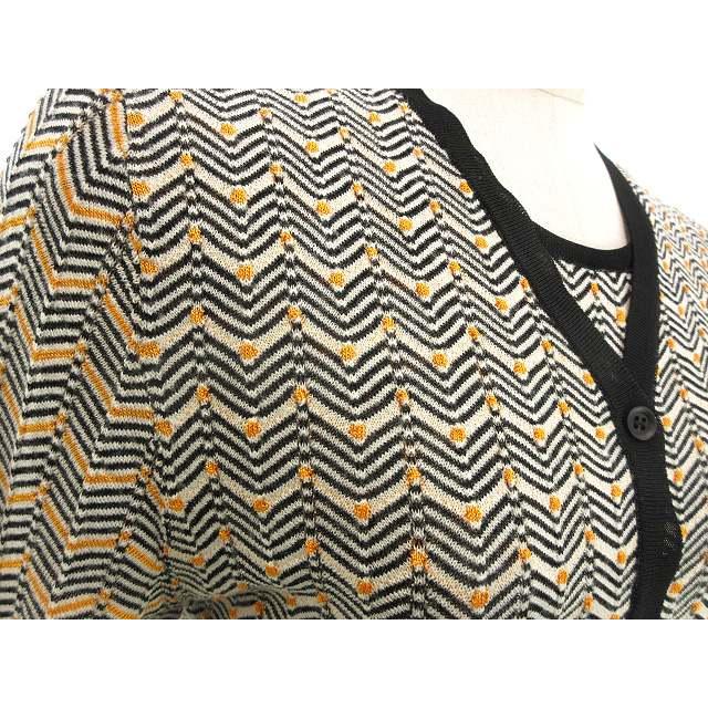 ミッソーニ MISSONI アンサンブル ニット カーディガン 半袖 42  
