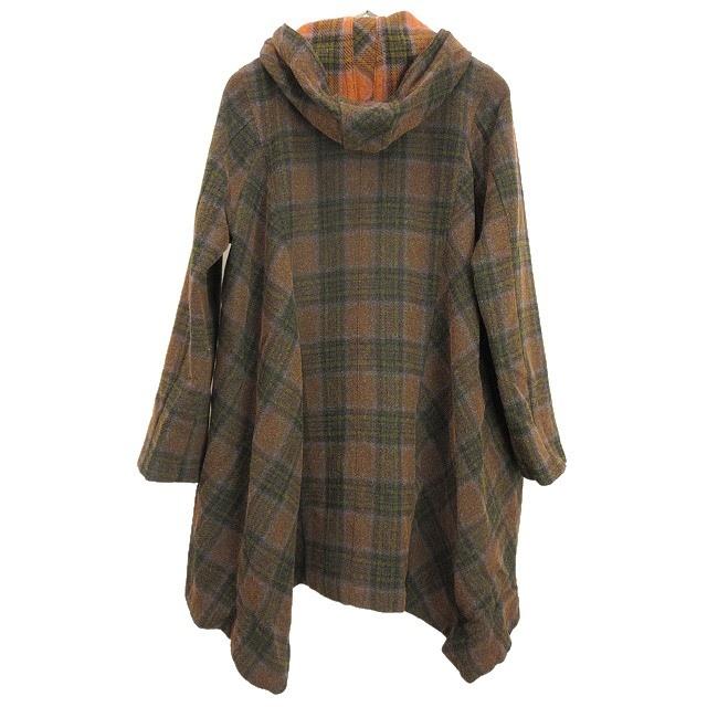 センソユニコ cube-cube ツイード　ポンチョコート　ジャケット　日本製 センソユニコ cube-cube ツイードポンチョコートジャケット日本製