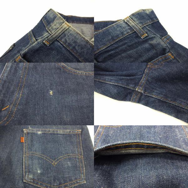 リーバイス Levi's 70s 646 0217 オリジナル デニムパンツ ベルボトム オレンジタブ 刻印4 ヴィンテージ ジーンズ 31 メンズ_3