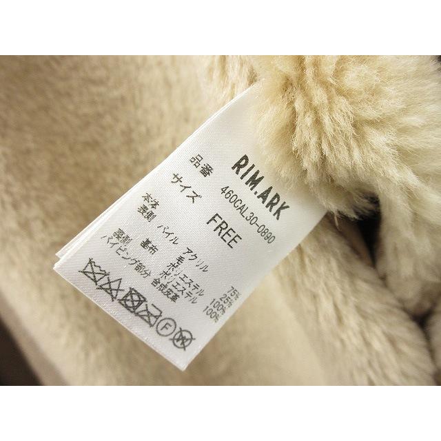リムアーク rim.ark Reversible boa coat リバーシブル ボア コート 
