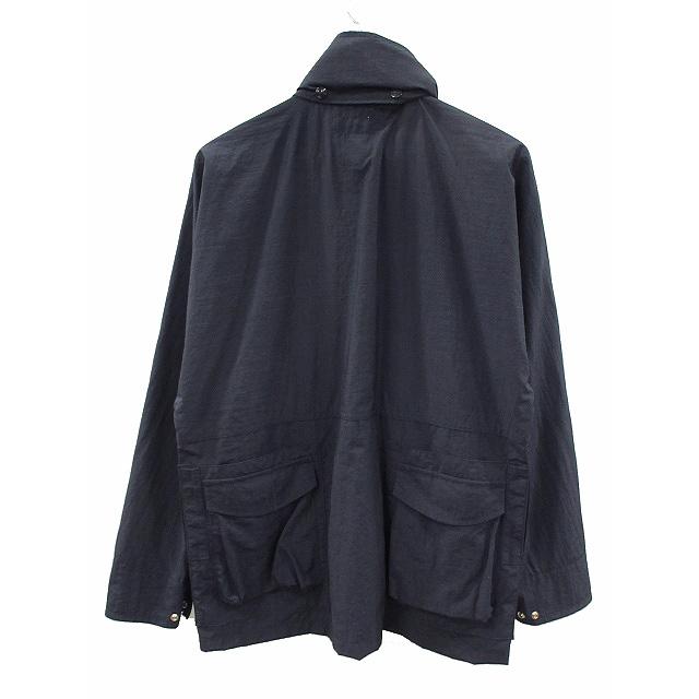 SASSAFRAS / ササフラス | DIGS CREW JACKET ナイロン ディグス クルー ジャケット | L | ネイビー | メンズ ササフラス SASSAFRAS Digs Crew Jacket ディグスクルージャケット S
