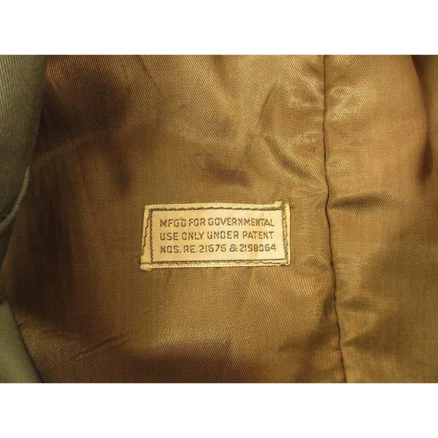 ヴィンテージ VINTAGE U.S.ARMY M-1945 40s オーバーコート トレンチコート ライナー付 将校用 オリーブ 38R メンズの画像
