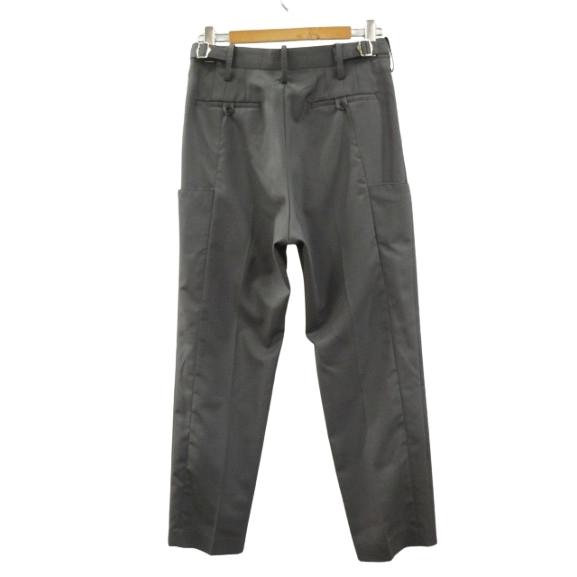 Tamme タム 22SS S.S SLACKS 22S0016 スラックス タックパンツ 2 グレー ボトムス メンズ