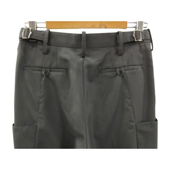 Tamme タム 22SS S.S SLACKS 22S0016 スラックス タックパンツ 2 グレー ボトムス メンズ