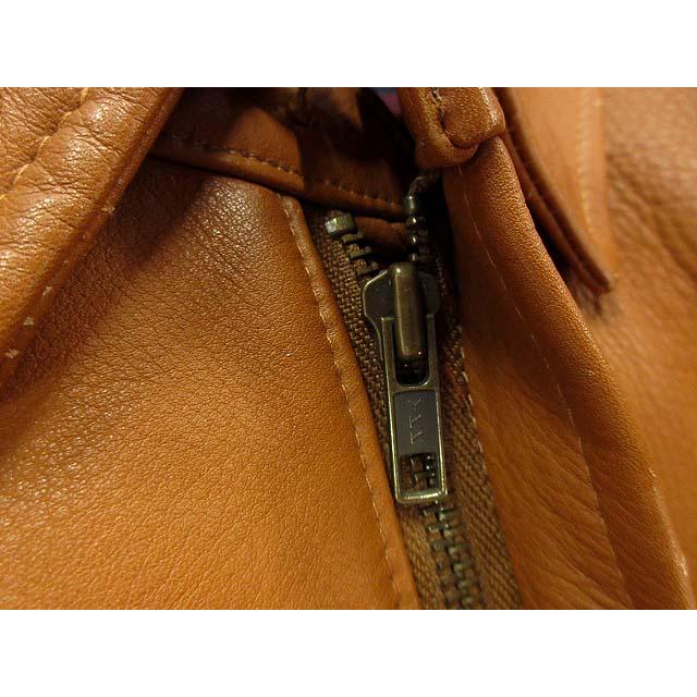 【ライナー付き】90s A-2 フライトレザージャケット M キャメルブラウン 90s】 レザージャケット A2タイプ 裏地付き M 90s A2 フライト