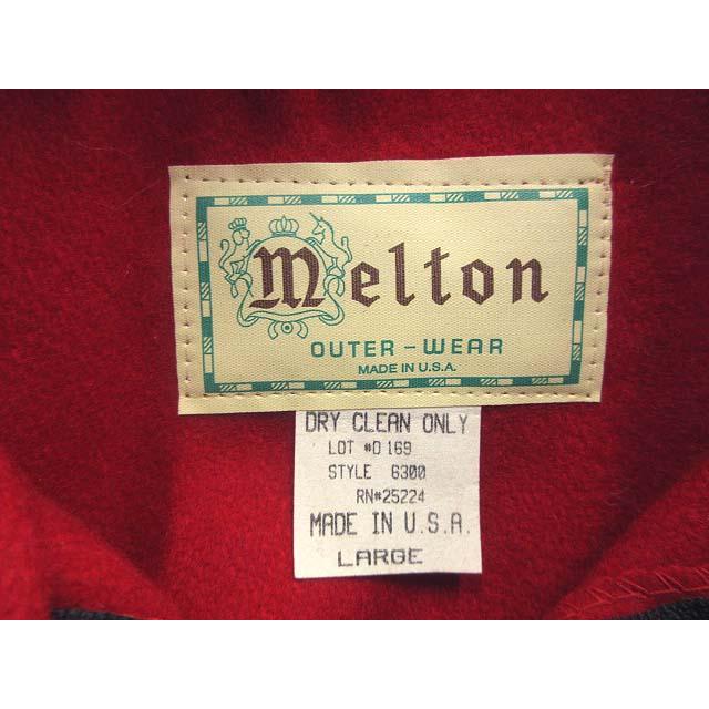deadstock MELTON USA製 ウール スポーツジャケット Mサイズ 未使用品 メルトン Melton 80s デッドストック スポーツジャケット