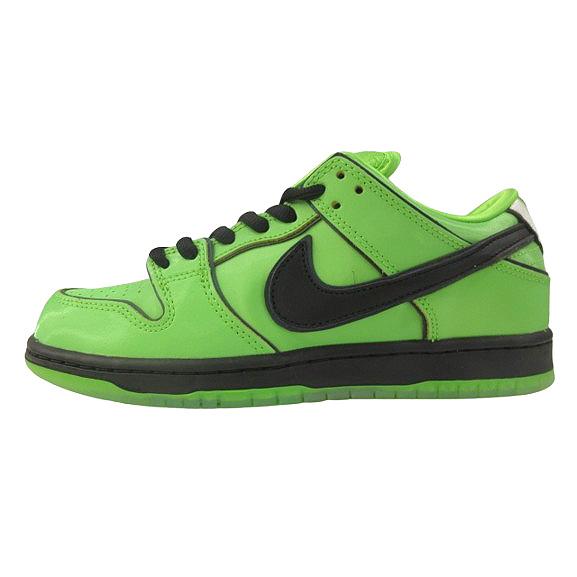 未使用品 ナイキ エスビー NIKE SB DUNK LOW x THE POWERPUFF GIRLS 