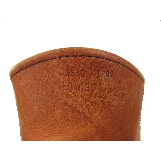 REDWING レッドウィング 866 ペコスブーツ 9E 刺繍 縦羽タグ 98 REDWING RW-866 犬刻印 97年製 - 赤い羽BLOG