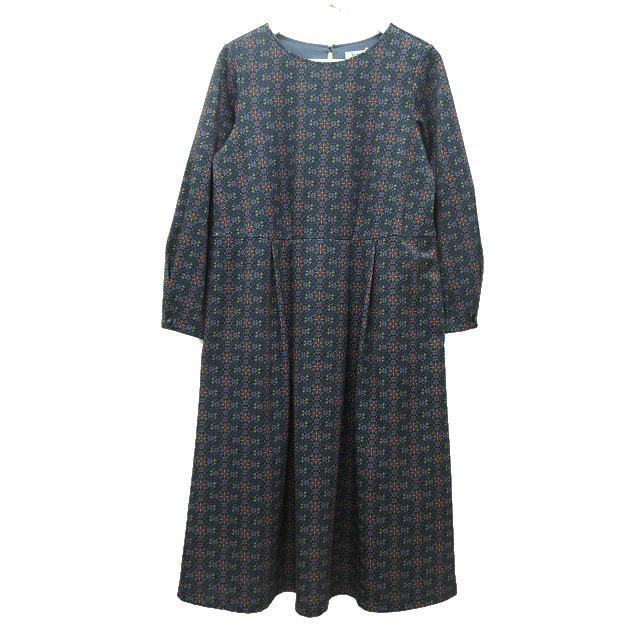 ホコモモラ JOCOMOMOLA Remolino フラワープリントウエスト切り替え  