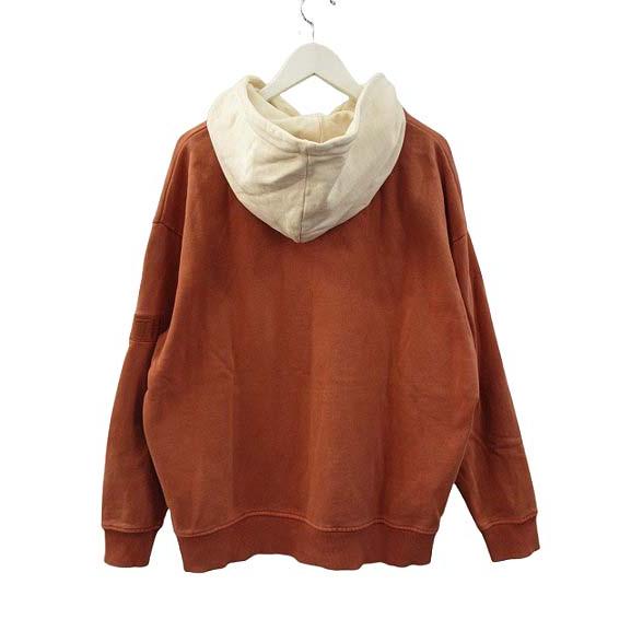 KITH キス Two Tone Williams II Hoodie オレンジ系 M プルオーバー 