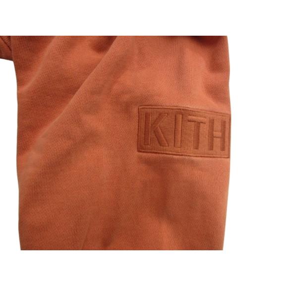 KITH キス Two Tone Williams II Hoodie オレンジ系 M プルオーバー 