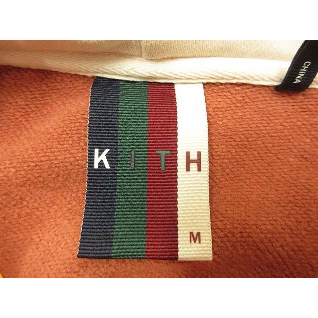 KITH キス Two Tone Williams II Hoodie オレンジ系 M プルオーバー 