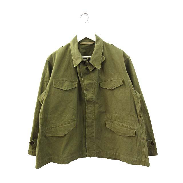 【中古】ヴィンテージ VINTAGE フランス軍 実物 M-47 フィールドジャケット 前期 コットンツイル ミリタリー ヴィンテージ VINTAGE フランス軍 実物 M-47 フィールドジャケット