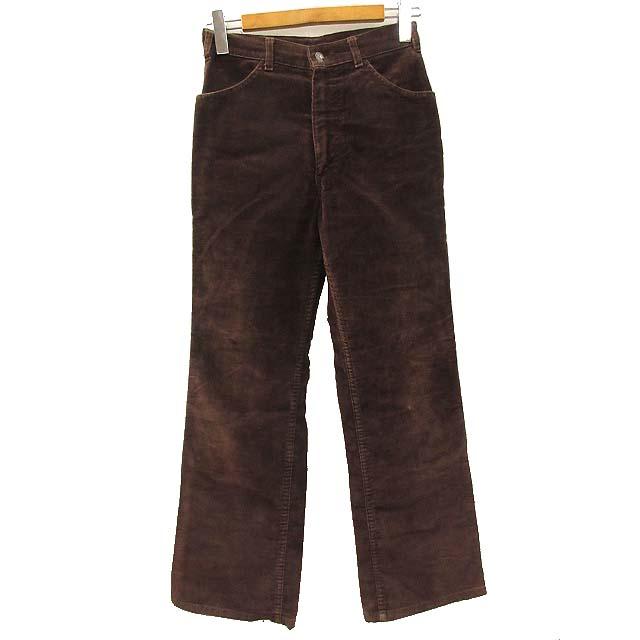 70s Levi's リーバイス フレアパンツ ベロア ブラウン 42タロン Levi's（リーバイス） Levi's 70s 508 ベロア パンツ ブーツカット
