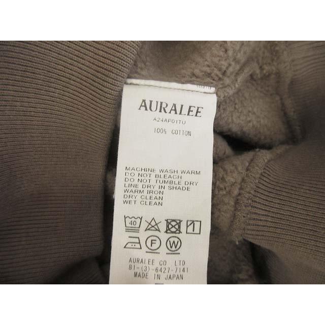 オーラリー AURALEE スウェットパーカー プルオーバー SMOOTH SOFT