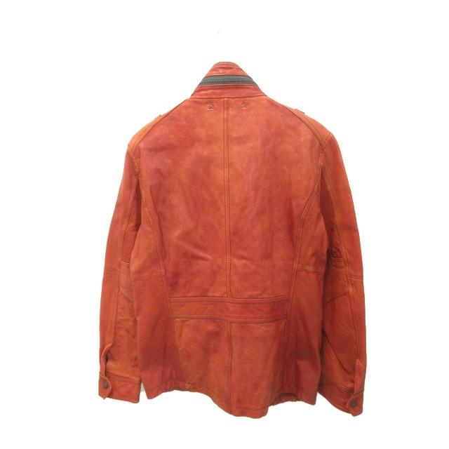 AVIREX（アヴィレックス） レザー ジャケット M-65タイプ L レッド系