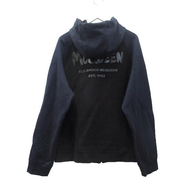 アレキサンダーマックイーン ALEXANDER MCQUEEN カラーブロック ジップ 
