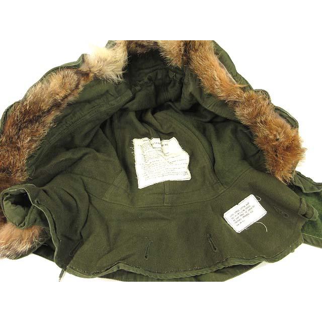 ヴィンテージ 60s US ARMY M-65用 コヨーテファー フード 初期 ヴィンテージ VINTAGE 60s US ARMY M-65用 コヨーテファー フード 初期