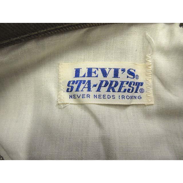 Levi's（リーバイス） Levi's 60s 70s スタプレ パンツ STA-PREST 黒