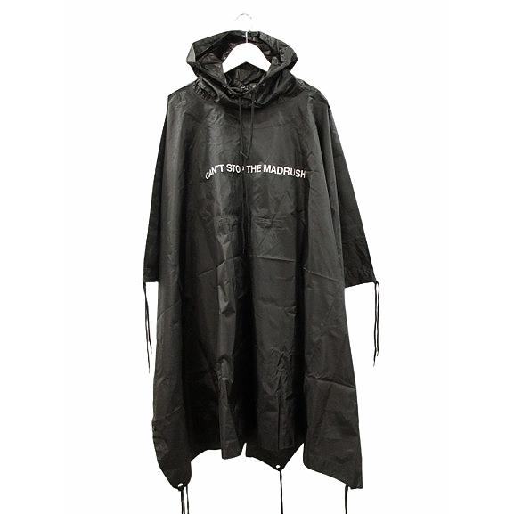 アンダーカバー UNDERCOVER MAD レインコート ポンチョ ブラック アンダーカバー UNDERCOVER MAD レインコート ポンチョ ブラック