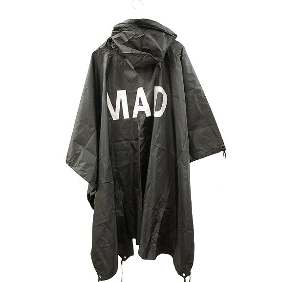 アンダーカバー UNDERCOVER MAD レインコート ポンチョ ブラック アンダーカバー UNDERCOVER MAD レインコート ポンチョ ブラック