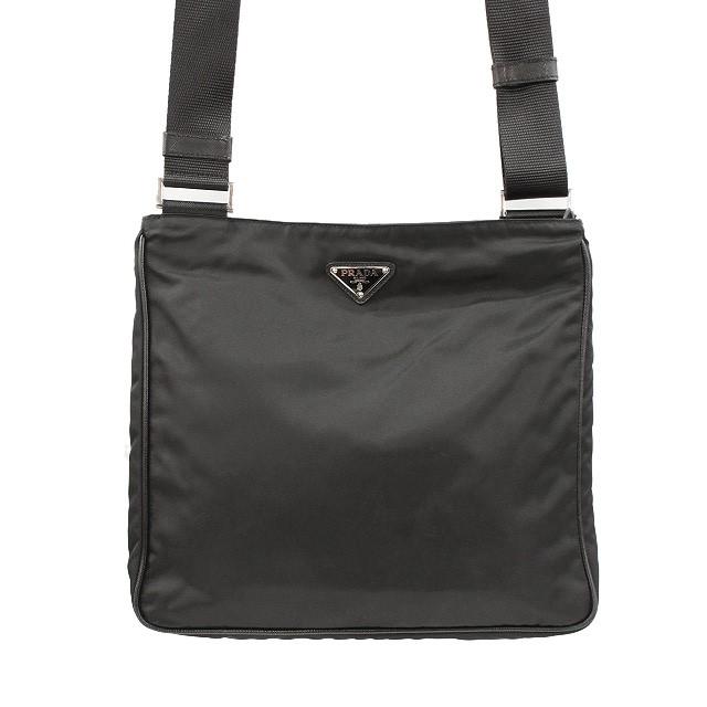 PRADA（プラダ） ショルダーバッグ テスートナイロン 黒 ブラック 三角 