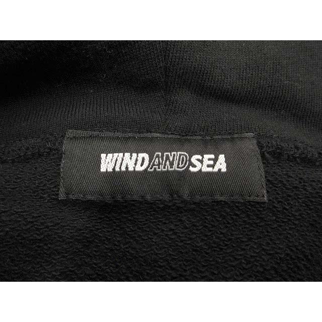 ウィンダンシー WIND AND SEA alive LOGO HOODIE ロゴ フーディ L 