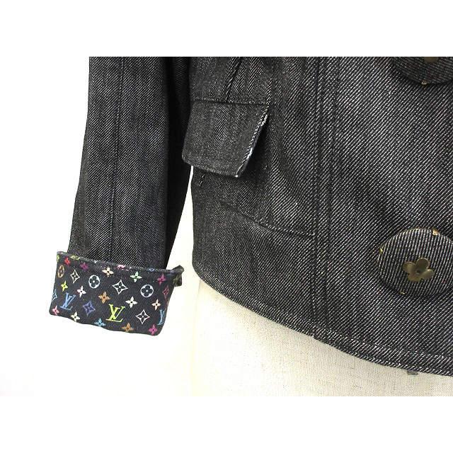 【専用】Louis Vuitton ブラック ジャケット LOUIS VUITTON（ルイ・ヴィトン） ブラック デニム ジャケット 34