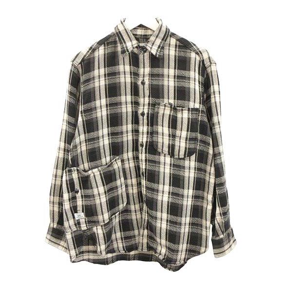 【中古】ササフラス SASSAFRAS Diggin Shirt Twill Check ディギンシャツ ツイルチェック S ブラック ボタンシャツ ササフラス SASSAFRAS Diggin Shirt Twill Check ディギンシャツ