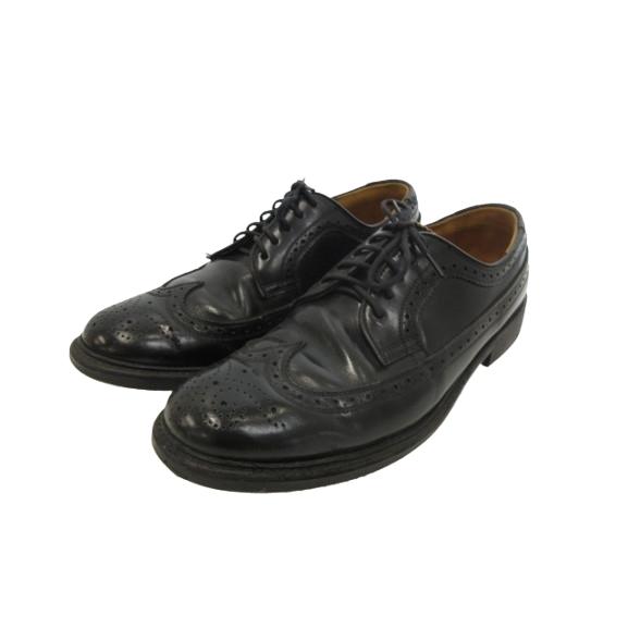 REGAL ブラック革靴 REGAL（リーガル） ウイングチップ レザー シューズ 261/2 黒 ブラック