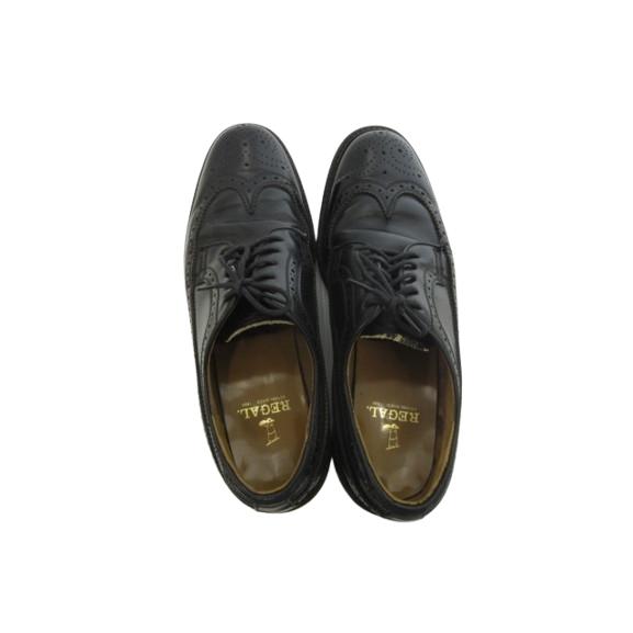 REGAL（リーガル） ウイングチップ レザー シューズ 261/2 黒 ブラック