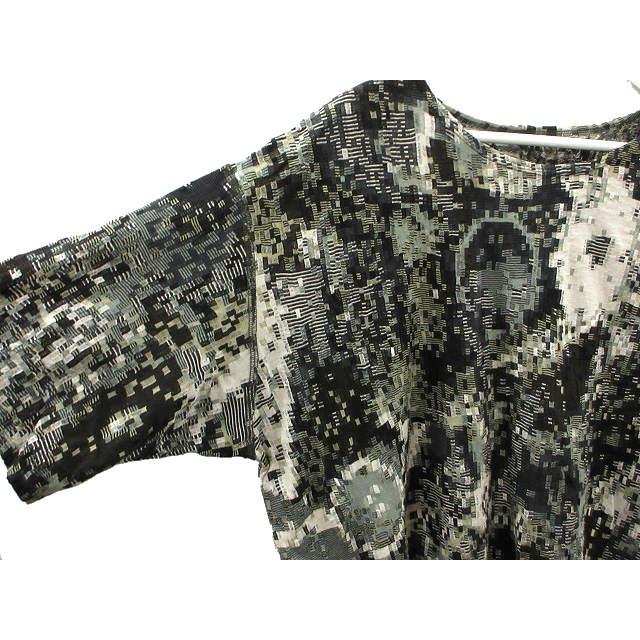 ヨーガンレール JURGEN LEHL コットン インターシャ ワイド カットソー