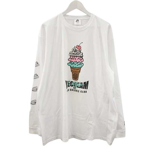 Lily's icecream リリーズアイスクリーム プリント 長袖 Tシャツ ロンT