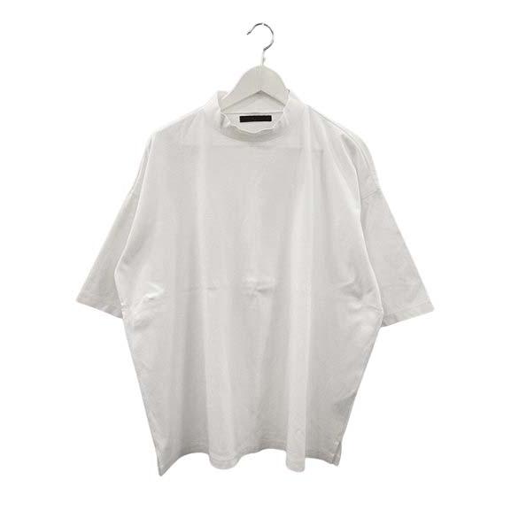 JUHA ユハ 32G PONTE MOCK-NECK TEE ワイドシルエット モックネック T 