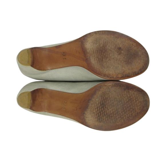 ヨーガンレール jurgen lehl 23cm 革靴 パンプス ⑩ ヨーガンレール JURGEN LEHL パンプス レザー 革 ラウンドトゥ