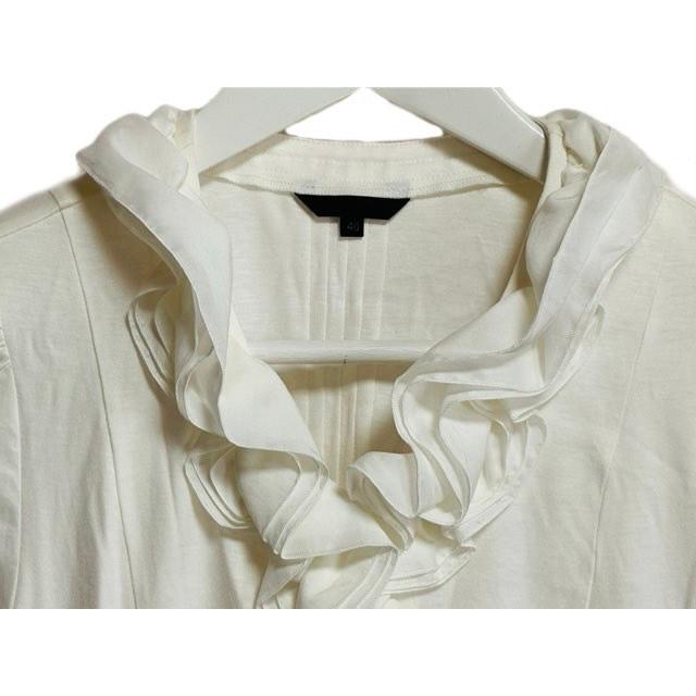トゥービーシック TO BE CHIC ブラウス 40 フリル ピンタック コットン 