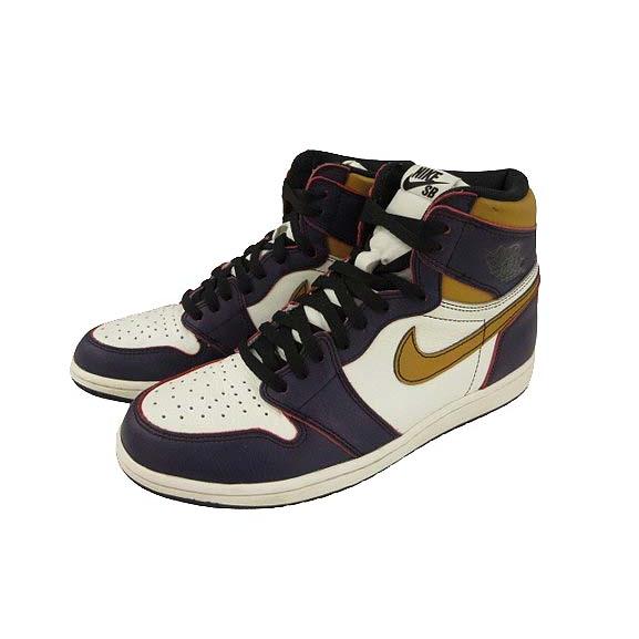 【中古】ナイキ エスビー NIKE SB AIR JORDAN 1 RETRO HIGH OG DEFIANT LA to CHICAGO スニーカー CD6578-507 28 ナイキ エスビー NIKE SB エアジョーダン 1 レトロ AIR JORDAN RETRO