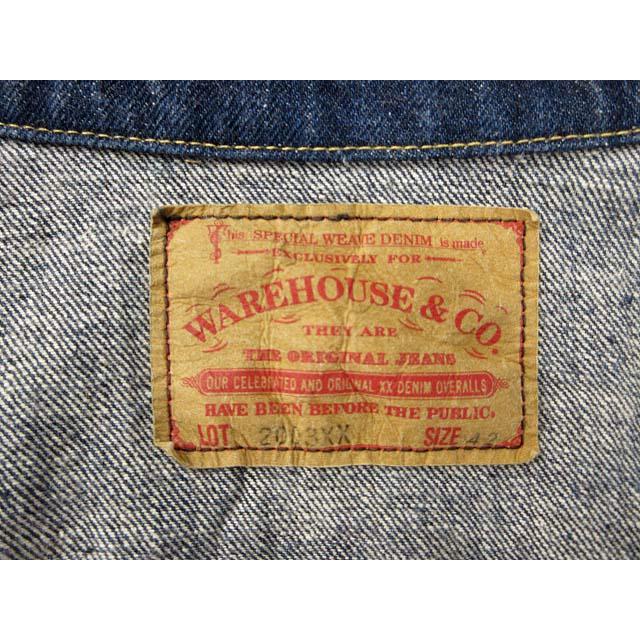 ウエアハウス. デニムジャケット　サードタイプ ウエアハウスが1960年代の「紙パッチ・サードモデル」を復刻