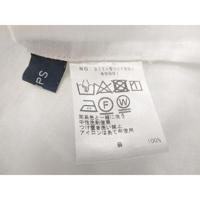 SHIPS 3WAYテレデランリネンブラウス ホワイト SHIPS 3WAYテレデランリネンブラウス ホワイト シップス - メルカリ