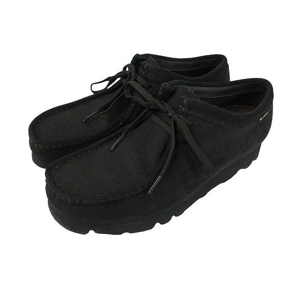 GORE-TEX】CLARKS クラークス古着ワラビー黒スウェードシューズ. GORE