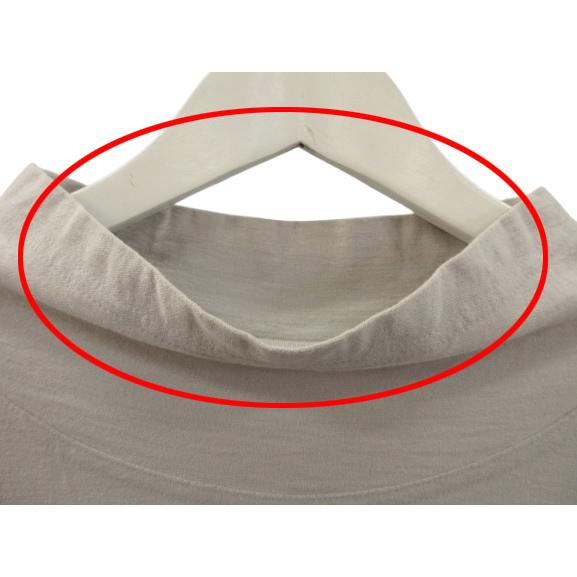 ジウ 慈雨 変形 プルオーバー 長袖 モックネック カットソー 綿