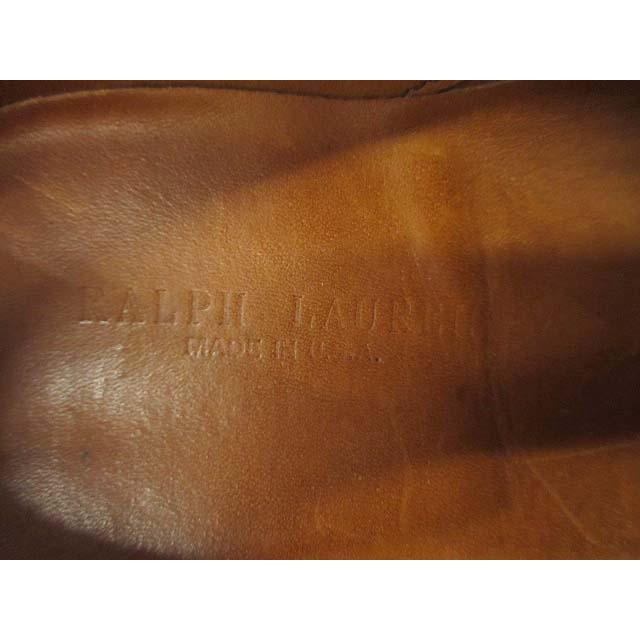 ラルフローレン ロングウィングチップ 革靴 USA製 7 赤茶系 POLO RALPH LAUREN（ポロ・ラルフローレン） ラルフローレン RALPH