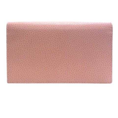 GUCCI（グッチ） インターロッキングG チェーンウォレット ピンク系